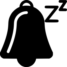 Gui Snooze Notification Outline Svg File, Free Vectors File